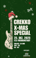 X-Mas Special: CREKKO - Support: Jake and the Convolution